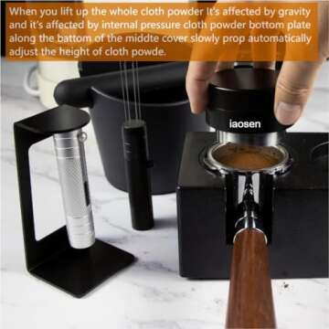 IAOSEN 53mm Espresso Distributor - Gravity Adaptive Tool