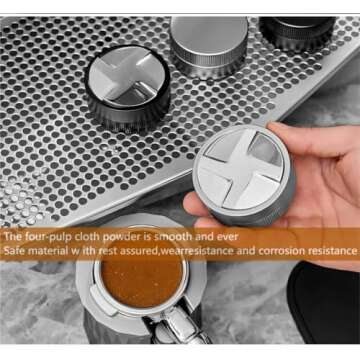 IAOSEN 53mm Espresso Distributor - Gravity Adaptive Tool