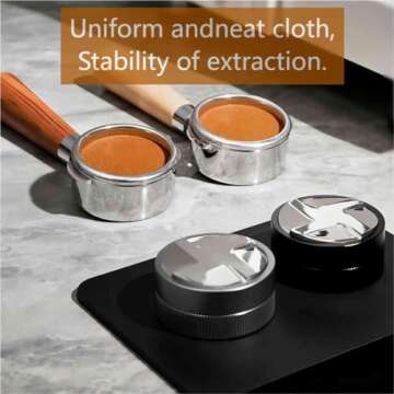 IAOSEN 53mm Espresso Distributor - Gravity Adaptive Tool