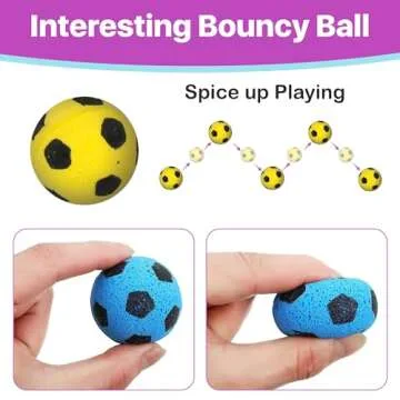 SPOT Sponge Soccer Ball Cat Toys - Interactive and Colorful Plush Toy, Fun for Cats and Kittens to Bat and Chase, Keep Cats Entertained - 1.5" Assorted 4- Pack