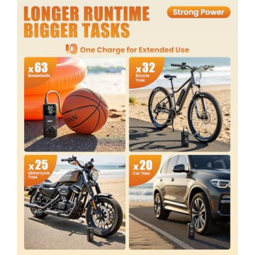 Compact Tire Inflator: Fast & Portable Air Pump Solution