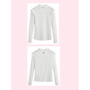 Chic ROMWE Women's Stand Collar Blouse for Every Occasion