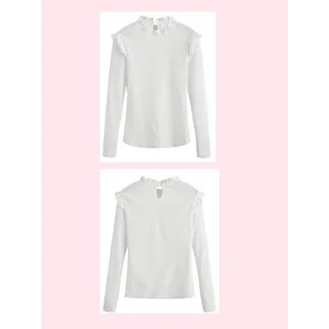 Chic ROMWE Women's Stand Collar Blouse for Every Occasion