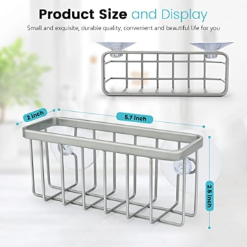 Premium HLOOL Kitchen Sink Sponge Holder for Tidiness