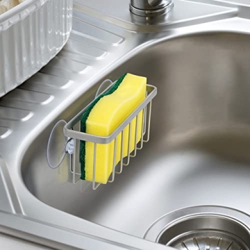 Premium HLOOL Kitchen Sink Sponge Holder for Tidiness