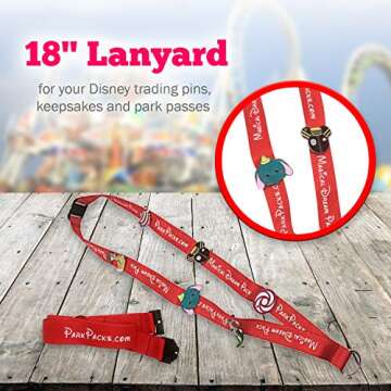 Disney VACATION Set with Essential Park Accessories & Official Autograph Book