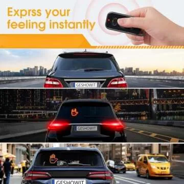 Car Accessories for Men - Remote Control Funny Driving Gestures