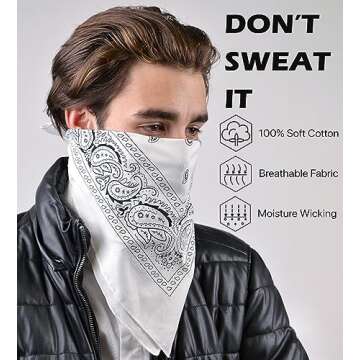 Umo Lorenzo 2 Color Bandanas for Fashion & Functionality