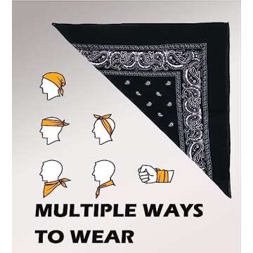 Umo Lorenzo 2 Color Bandanas for Fashion & Functionality