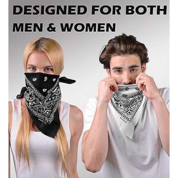 Umo Lorenzo 2 Color Bandanas for Fashion & Functionality
