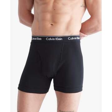 Calvin Klein Men's Cotton Classics Boxer Briefs Set for Comfort and Style