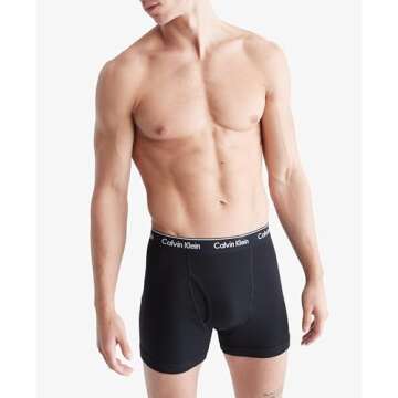 Calvin Klein Men's Cotton Classics Boxer Briefs Set for Comfort and Style