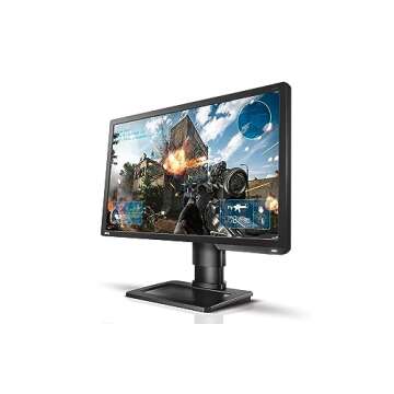 BenQ ZOWIE XL2411P 24 Inch 144Hz Gaming Monitor, 1080P 1ms, Black eQualizer and Color Vibrance for Competitive Edge