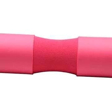 Greententljs Barbell Squat Neck Rack Cushion Foam Shoulder Pad and Ankle Strap Fitness Padded Cable Attachment Squat Pads for Gym Weight Lifting Hip Glute Exercises (Pink)