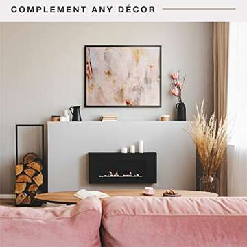 MCS Foundation 24x30 Poster Frame Traditional Black, Vertical & Horizontal Wall Hanging Large Picture Frame for Photos, Posters & Art Prints (1-Pack)