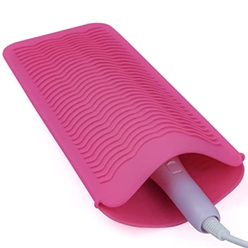 1Pack Silicone Heat Resistant Mat Pouch: Stylish & Practical for Hot Hair Tools