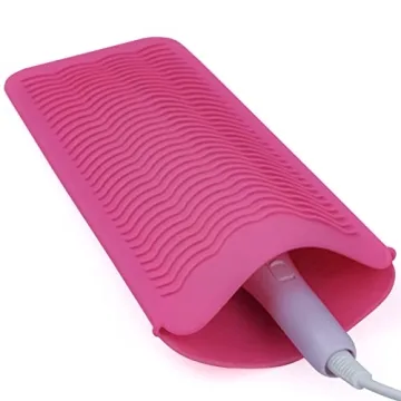 1Pack Silicone Heat Resistant Mat Pouch: Stylish & Practical for Hot Hair Tools