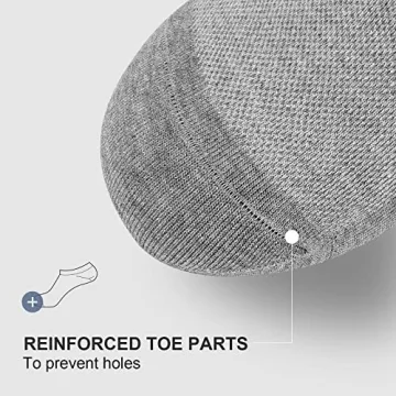 No Show Men Socks - Comfortable Cotton Ankle Socks