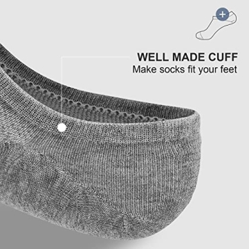 No Show Men Socks - Comfortable Cotton Ankle Socks