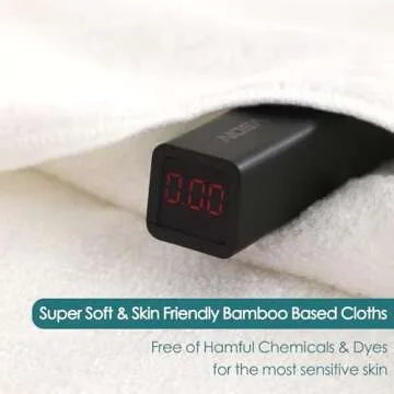 Baby Washcloths 6 Pack, 10x10 inch Heavenly Soft Small White Wash Cloths for Face and Body, Gentle & Safe Face Towel on Sensitive Skin, Baby Essentials Bath Shower Gifts for Newborn Kid Toddler Child