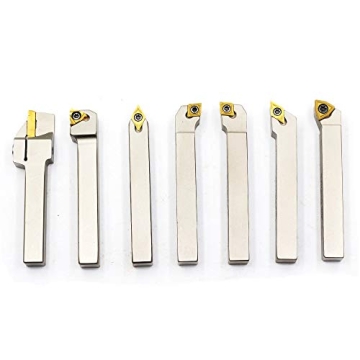 OSCARBIDE Lathe Tool Holder Set with Carbide Inserts 7pcs