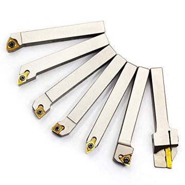 OSCARBIDE Lathe Tool Holder Set with Carbide Inserts 7pcs