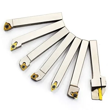 OSCARBIDE Lathe Tool Holder Set with Carbide Inserts 7pcs