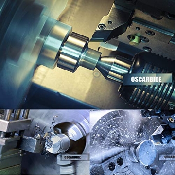 OSCARBIDE Lathe Tool Holder Set with Carbide Inserts 7pcs