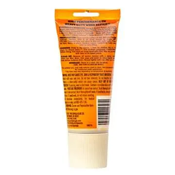 Gorilla All Purpose Wood Filler, Natural Color, 6 Ounce Tube (Pack of 1) - Water Resistant for Indoo...