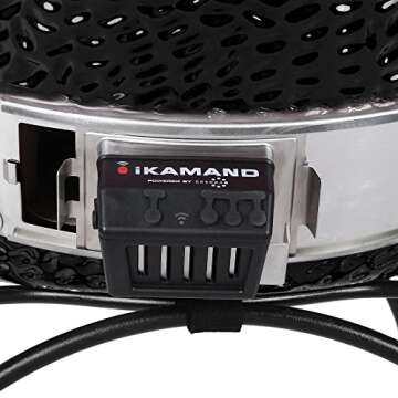 Kamado Joe KJ-IKAMANDNA iKamand Smart Temperature Control and Monitoring Tool for Classic Joe Grills, Black
