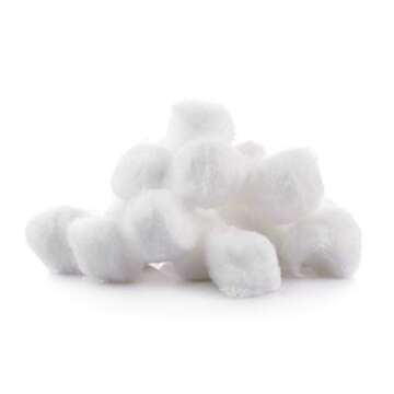 Perfect Stix Cotton Balls - 500 ct Non-Sterilized Soft Absorbent Cotton Balls for Multi-Use