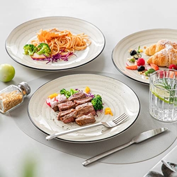 vancasso 24-Piece Bonbon Stoneware Dinnerware Set