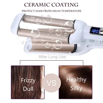 Mannice 3 Barrel Hair Waver for Quick Beachy Waves and Volume
