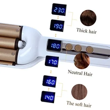 Mannice 3 Barrel Hair Waver for Quick Beachy Waves and Volume