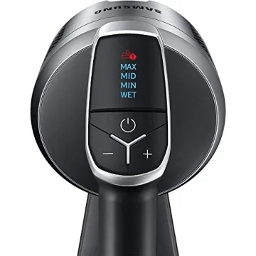 Samsung Jet 75 Stick Cordless Lightweight Vacuum Cleaner with Removable Long Lasting Battery and 200 Air Watt Suction Power, Complete with 180 Deg Swivel Brush, Titan Silver