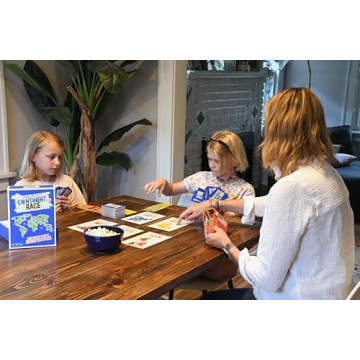 Fun Geography Board Game for Kids and Families - Continent Race