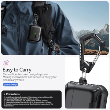 JOREMX AirPods Pro 2 Case with Phone Stand and Cleaning Kit