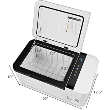 COSTWAY Portable Car Freezer: 16qt for Camping & Travel