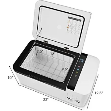 COSTWAY Portable Car Freezer: 16qt for Camping & Travel
