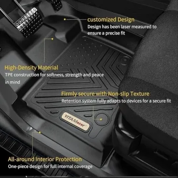 YITAMOTOR Floor Mats for Ford Escape Premium All Weather Protection