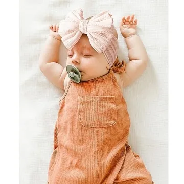 Niceye Handmade Baby Headbands Soft Stretchy Nylon Hair Bands with Bows for Newborn Infant Baby Toddler Girls