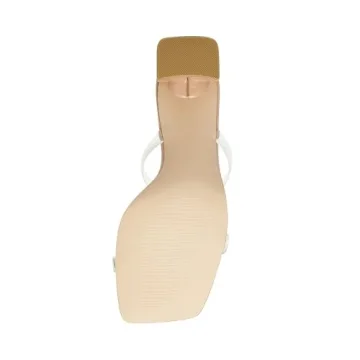 Stylish Steve Madden Women's Lilah Heeled Sandal, Clear