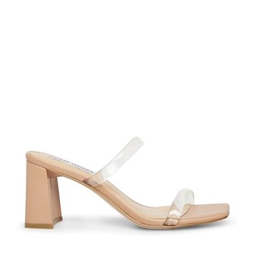 Stylish Steve Madden Women's Lilah Heeled Sandal, Clear