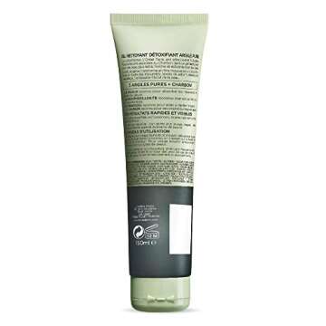 L'Oreal Paris Skincare Pure-Clay Facial Cleanser with Charcoal - Detox & Brighten, 4.4 fl oz