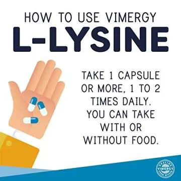 Vimergy L-Lysine - Promotes Skin, Joints & Metabolism