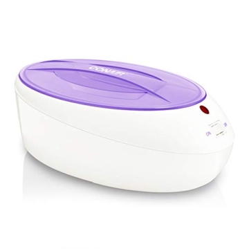 True Glow by Conair Paraffin Bath for Hands and Feet - Moisturizing Treatment With 1lb. Wax - Purple