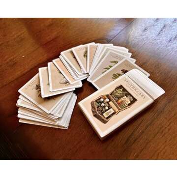 Witchcraft Cards ~ Apothecary Crystal Cards Herbs ~ Index Reference ~ Wiccan Supplies ~ Mineralogy O...