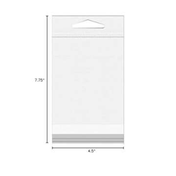 ClearBags Crystal Clear Hanging Bags for Retail Displays
