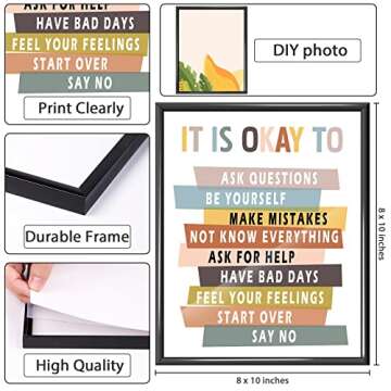 Framed Boho Classroom Decor for Teachers and Students