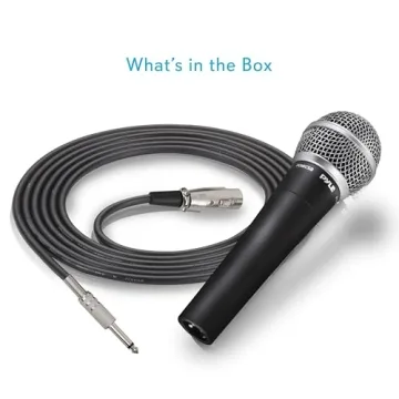 Dynamic Cardioid Handheld Microphone with Audio Cable